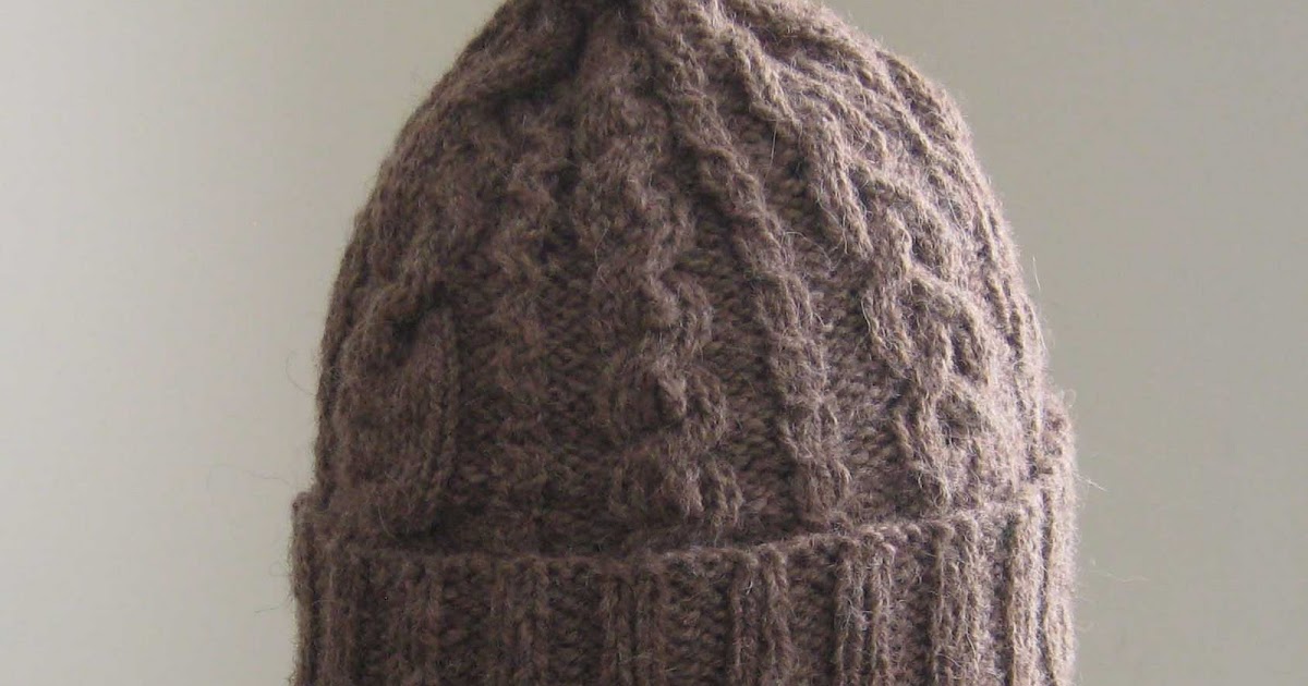 ChemKnits 14 Cable Hat Knitting Pattern